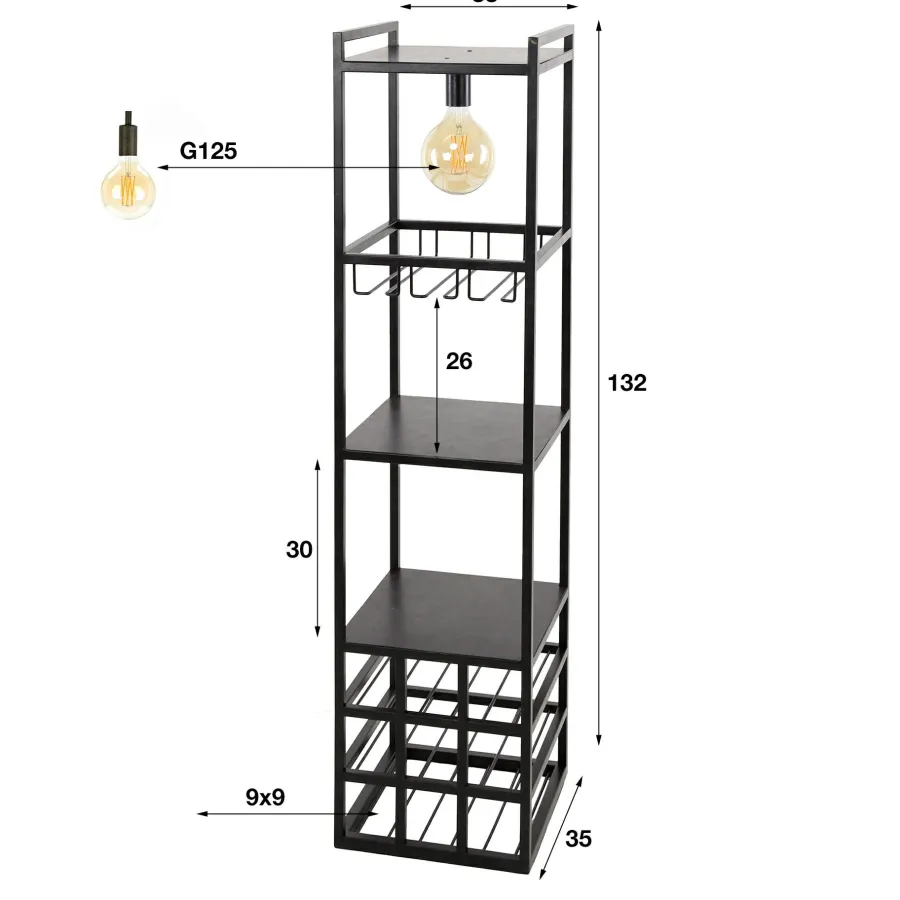 WoonStijl Wijnreklamp decorate Clearance