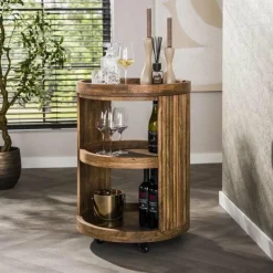 WoonStijl Wijntrolley Wave Online