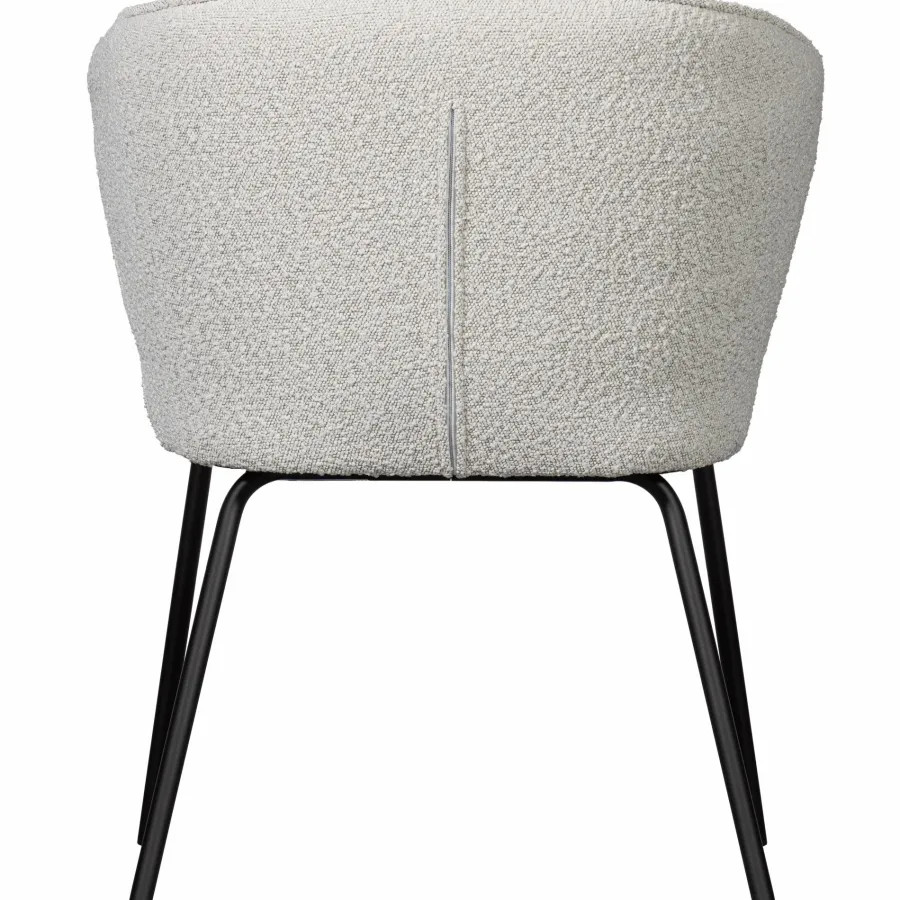 Woood Admit eetkamerstoel bouclé naturel Clearance