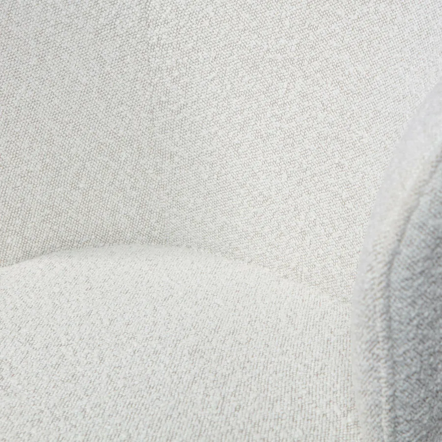 Woood Admit eetkamerstoel bouclé naturel Clearance