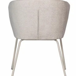 Woood Admit eetkamerstoel wollig geweven pebble New