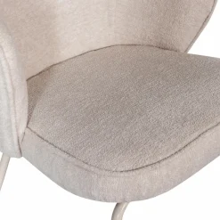 Woood Admit eetkamerstoel wollig geweven pebble New