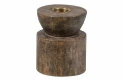 Woood Aiden Kandelaar Hout Bruin Discount