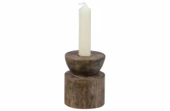 Woood Aiden Kandelaar Hout Bruin Discount