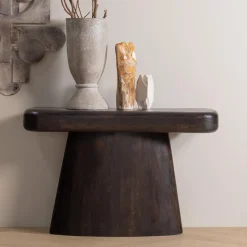 Woood Amco Sidetable Mango Hout Zwart Sale