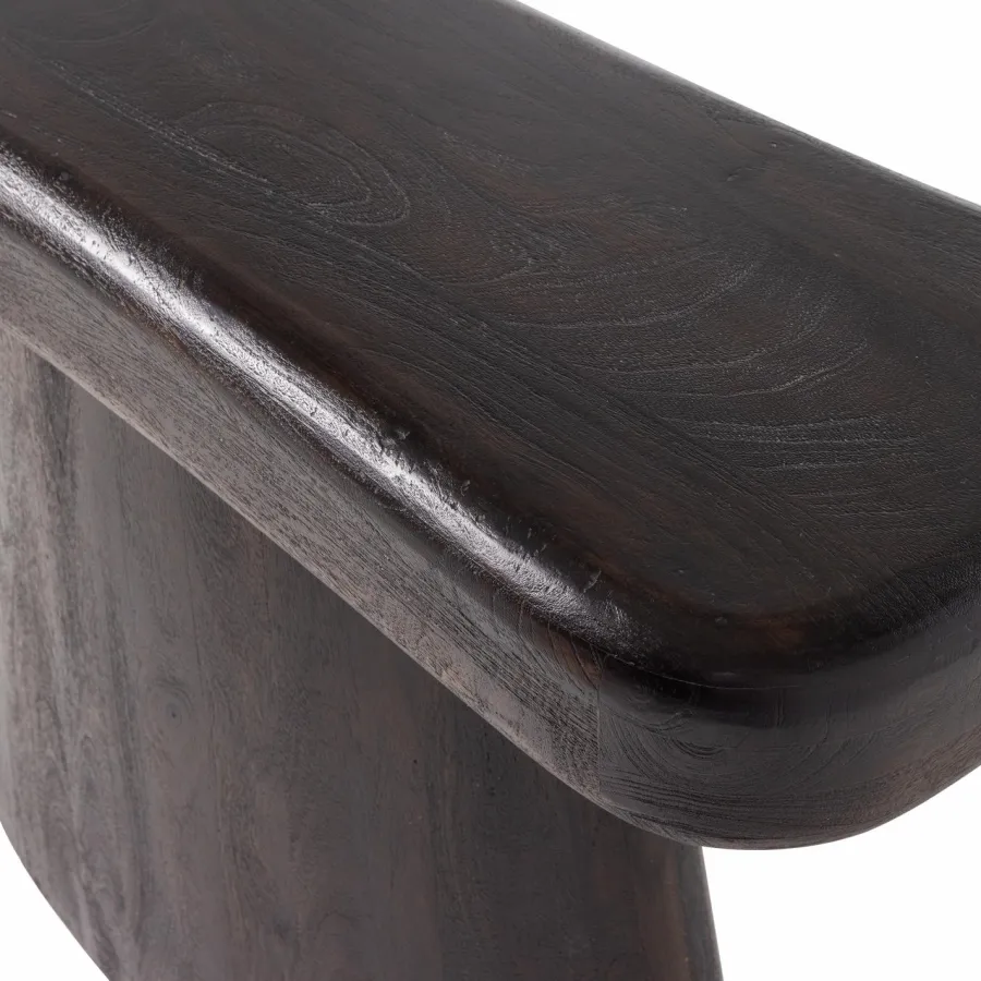 Woood Amco Sidetable Mango Hout Zwart Sale