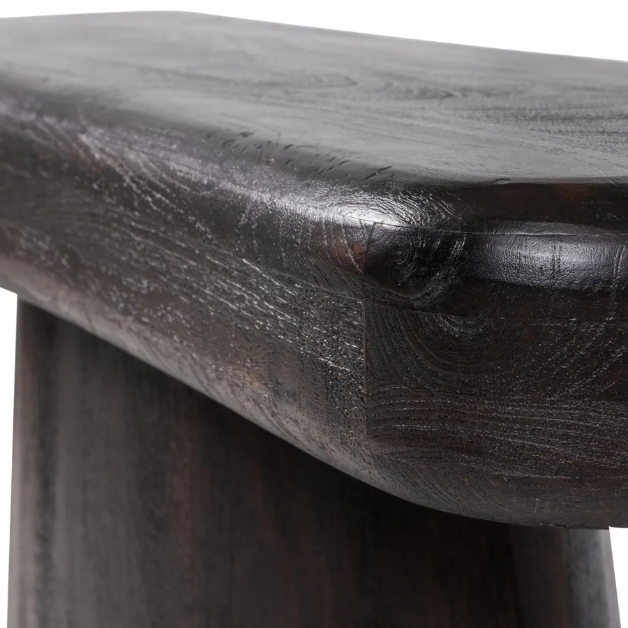 Woood Amco Sidetable Mango Hout Zwart Sale