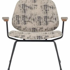 Woood Aure fauteuil chenille beige/zwart Sale
