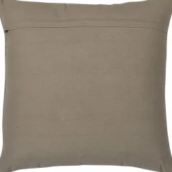 Woood Aziz kussens velvet bruin/naturel - set van 3