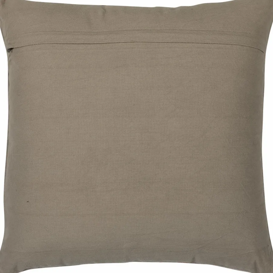 Woood Aziz kussens velvet bruin/naturel - set van 3