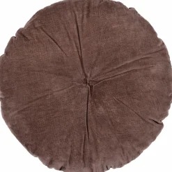 Woood Aziz kussens velvet bruin/naturel - set van 3