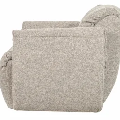 Woood Baggy draaifauteuil geweven stof naturel melange Clearance