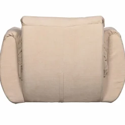 Woood Baggy draaifauteuil geweven chenille zand Online
