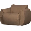 Woood Baggy draaifauteuil geweven chenille bruin Sale