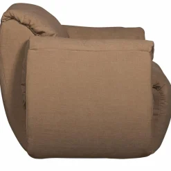 Woood Baggy draaifauteuil geweven chenille bruin Sale