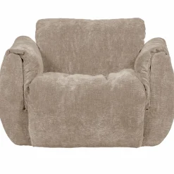 Woood Baggy draaifauteuil 3d chenille zand Discount