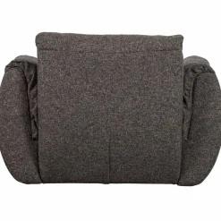 Woood Baggy draaifauteuil geweven stof warmgrijs melange Hot