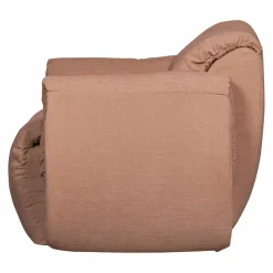 Woood Baggy draaifauteuil geweven chenille oudroze Sale