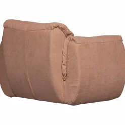 Woood Baggy draaifauteuil geweven chenille oudroze Sale