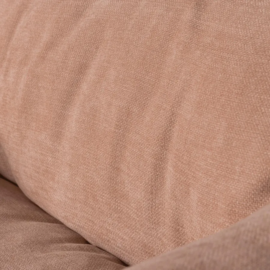 Woood Baggy draaifauteuil geweven chenille oudroze Sale