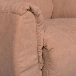 Woood Baggy draaifauteuil geweven chenille oudroze Sale