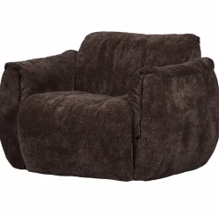 Woood Baggy draaifauteuil 3d chenille donkerbruin Clearance