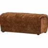 Woood Baggy hocker 3d chenille middenbruin Sale