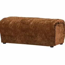 Woood Baggy hocker 3d chenille middenbruin Sale