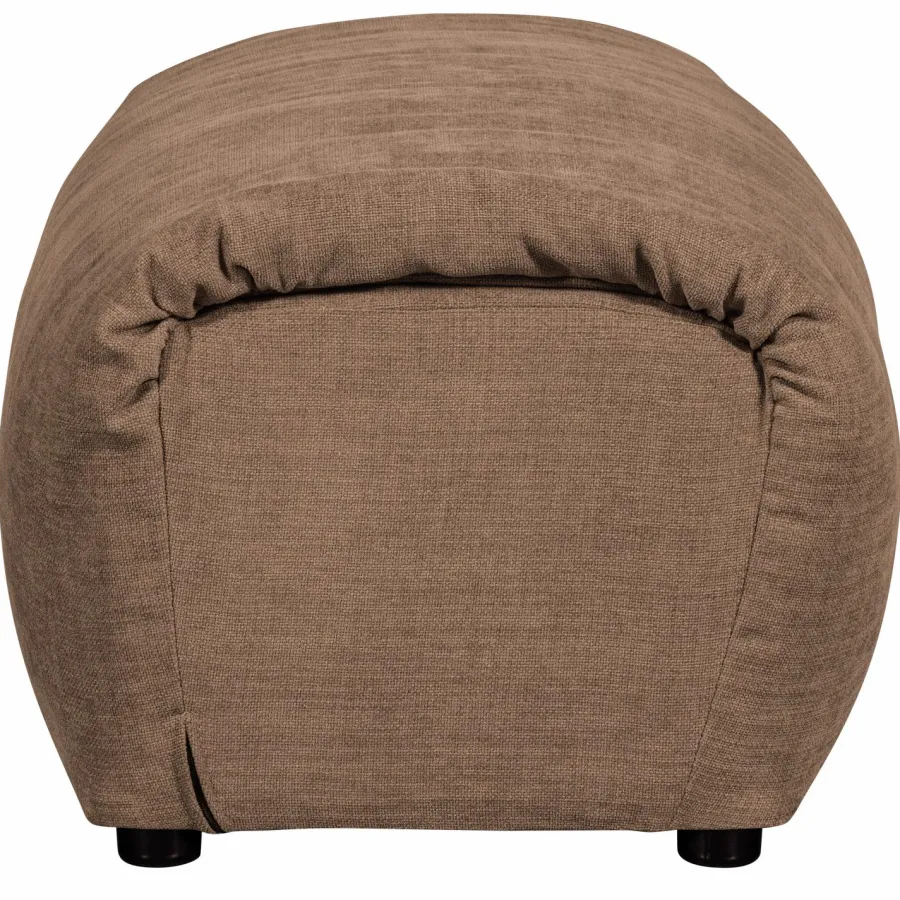 Woood Baggy hocker geweven chenille bruin Online