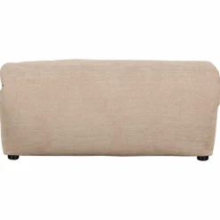 Woood Baggy hocker geweven chenille zand New