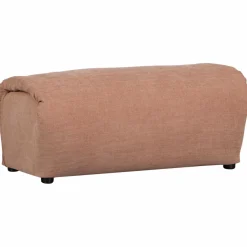 Woood Baggy hocker geweven chenille oudroze Sale
