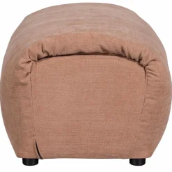 Woood Baggy hocker geweven chenille oudroze Sale