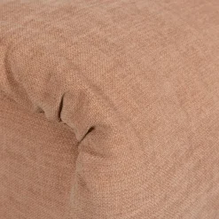Woood Baggy hocker geweven chenille oudroze Sale