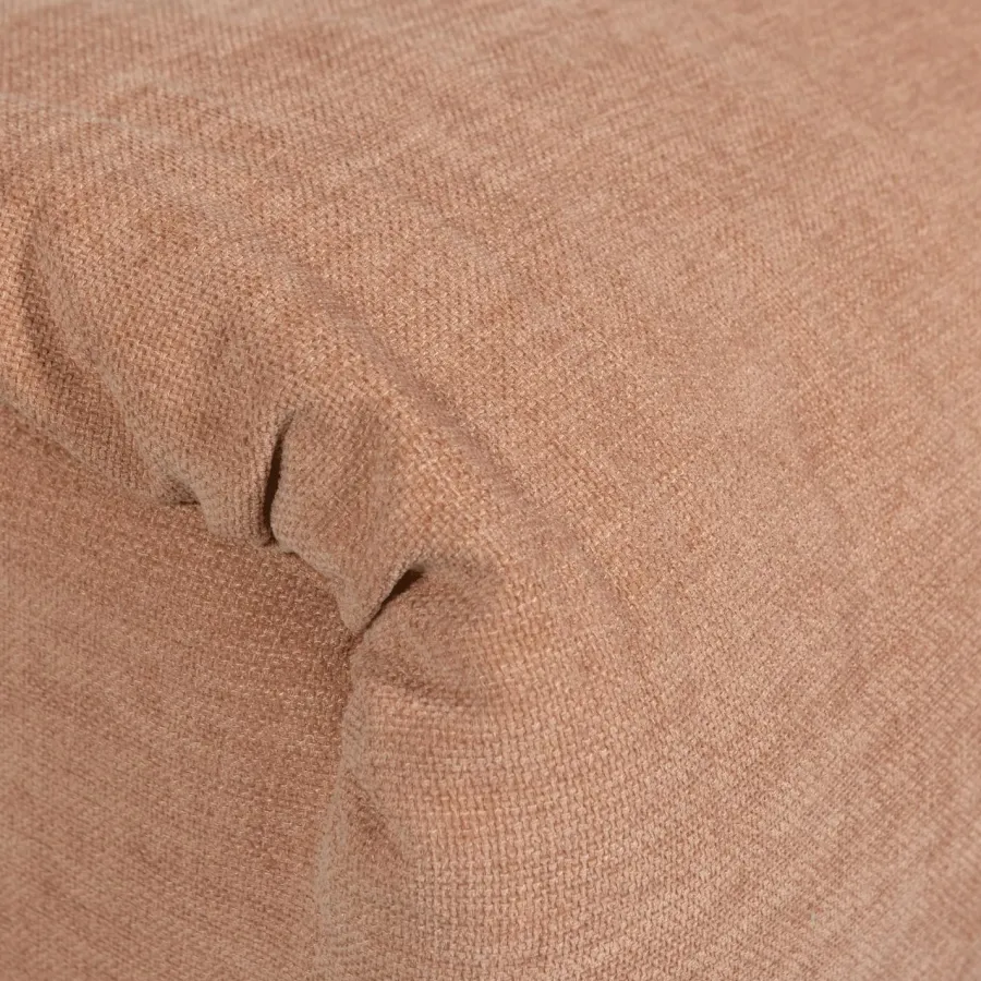 Woood Baggy hocker geweven chenille oudroze Sale