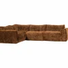 Woood Baggy hoekbank links 3d chenille middenbruin Sale