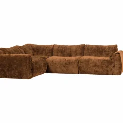 Woood Baggy hoekbank links 3d chenille middenbruin Sale