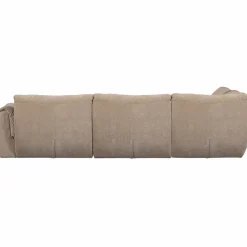 Woood Baggy hoekbank links 3d chenille zand Discount
