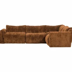 Woood Baggy hoekbank rechts 3d chenille middenbruin Sale