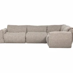 Woood Baggy hoekbank rechts geweven stof naturel melange Sale