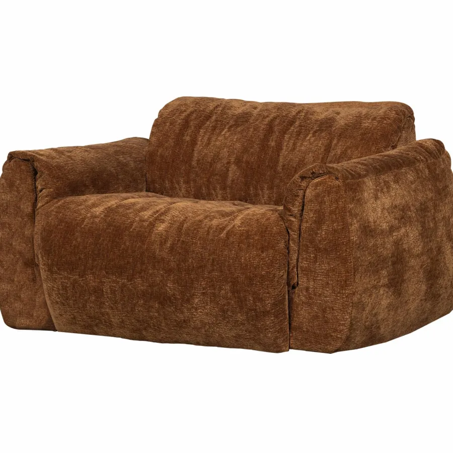 Woood Baggy loveseat 3d chenille middenbruin Hot