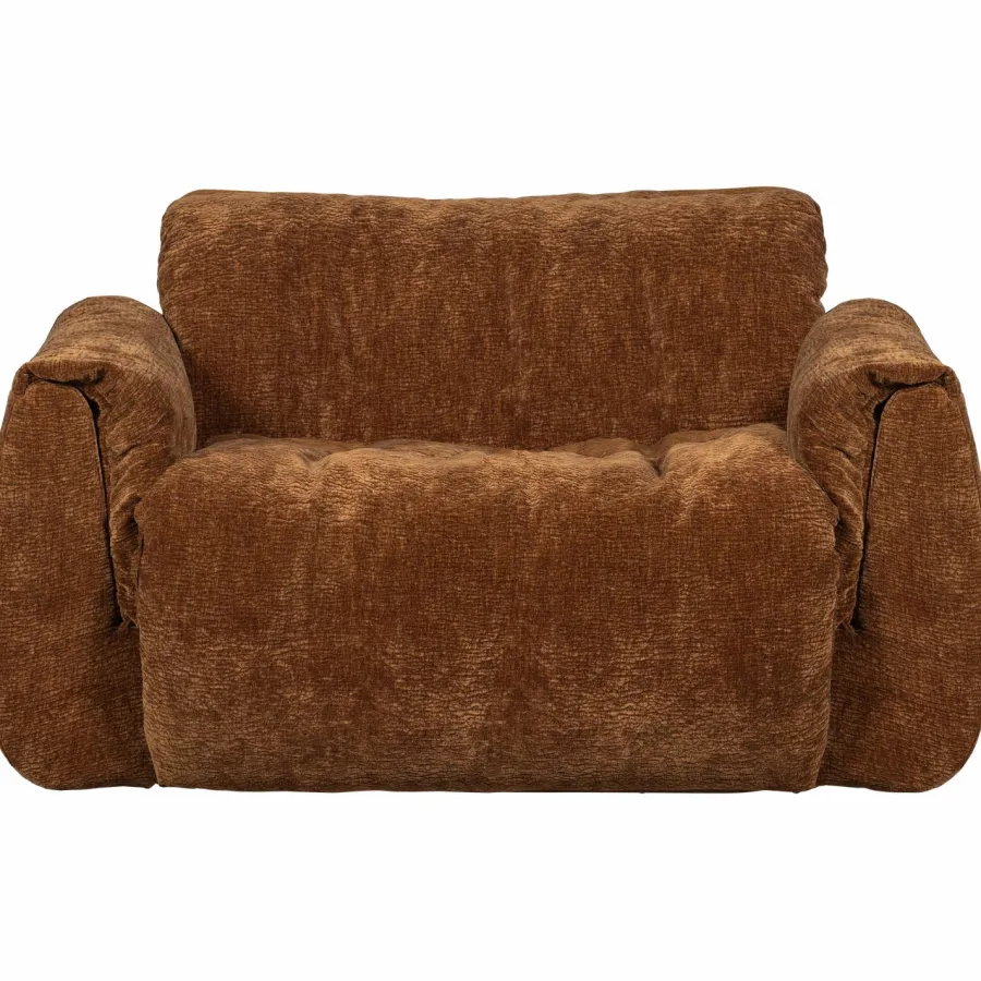 Woood Baggy loveseat 3d chenille middenbruin Hot