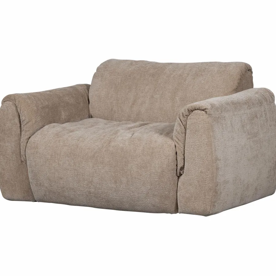Woood Baggy loveseat 3d chenille zand Sale