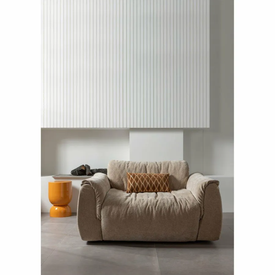 Woood Baggy loveseat 3d chenille zand Sale