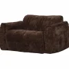 Woood Baggy loveseat 3d chenille donkerbruin Outlet