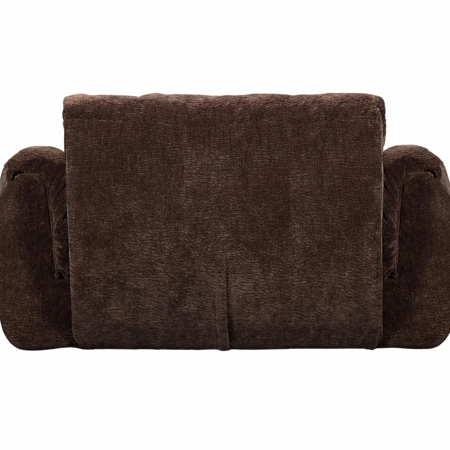 Woood Baggy loveseat 3d chenille donkerbruin Outlet
