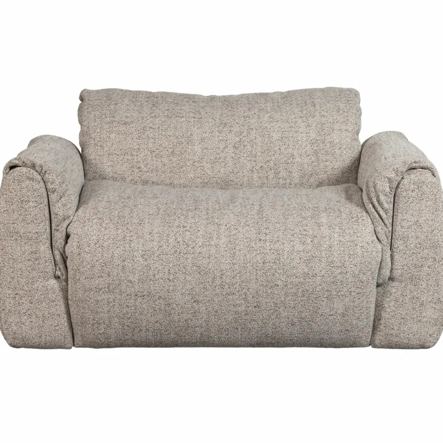 Woood Baggy loveseat geweven stof naturel melange Sale