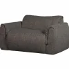 Woood Baggy loveseat geweven stof warmgrijs melange Outlet