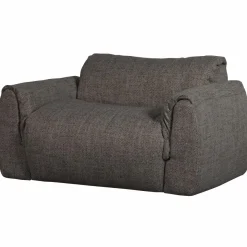 Woood Baggy loveseat geweven stof warmgrijs melange Outlet