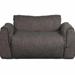 Woood Baggy loveseat geweven stof warmgrijs melange Outlet