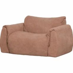 Woood Baggy loveseat geweven chenille oudroze Best